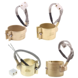 230W Electric Barrel Brass Band Heater Ring Injected Mould Heating Element for Extruder 40X40/42X40/50X30/50X40mm