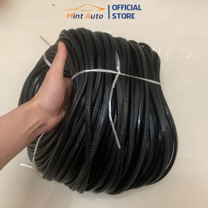 Cuộn 100 mét gioăng cao su chữ U nẹp viền cửa ô tô lõi thép cách âm chống ồn chắc chắn