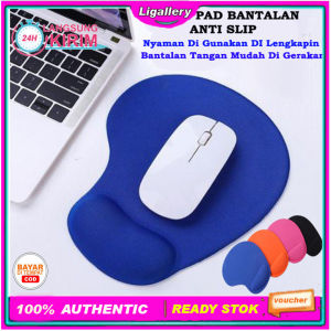 [100% Empuk] 1 Pcs Alas Bantalan Mouse Pad Tatakan Alas Mouse  Anti Slip Lentur Bantalan Pergelangan Tangan Aksesoris Komputer