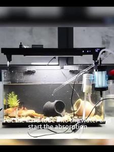 TOPOP Aquarium Water Changer Vacuum Gravel Cleaner Siphon Pump Automatic Fish Tank Water Pump 280GPH USB Powered for Aquarium Cleaning Dirt Waste Remover