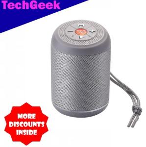 T&G TG-517 TWS Stereo Bass Portable Wireless with Strap Bluetooth V5.3 IPX5 Waterproof Speaker