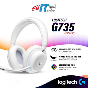 Logitech G735 Wireless Gaming Headset Customisable LIGHTSYNC RGB Lighting LIGHTSPEED Bluetooth