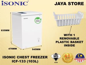 Isonic Dual Function Chest Freezer (103L) ICF-133