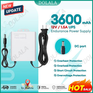 【COD】Mini Ups Battery Backup V380 Pro 12v 1.5a Uninterruptible Power Supply Outdoor Modern Power Bank For Wifi Router Modem And Outdoor Cctv Security Camera