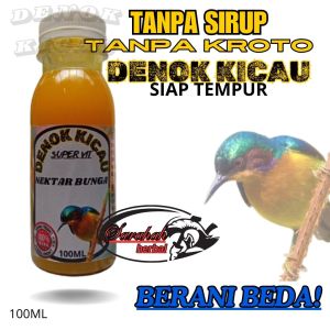 nektar pakan harian burung kolibri pleci sogon pemakan buah buahan 100ml rujak nextar asli