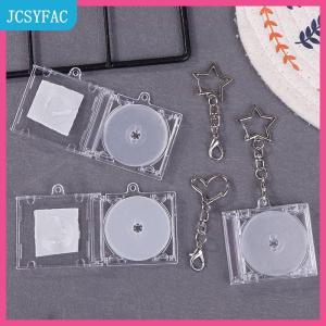 JCSYFAC Trống Album Mini CD Trường Hợp Keychain CD Máy Nghe Nhạc Keyring Ngoại Vi Kỷ Niệm Album Key Chủ Cho Tự Làm Ba Lô Mặt Dây Chuyền