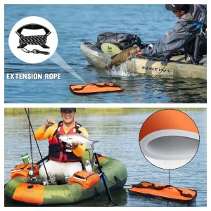 CHICKETTI Large Capacity Floating Fish Basket Fish Net Bag Quick-drying Foldable Fish Cage Durable 19L/47L Foldable Fishing Net Fishing Bait