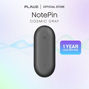 [Official] Plaud NotePin Wearable AI Voice Recorder AI Note Taker Smart Transcription and Summarization