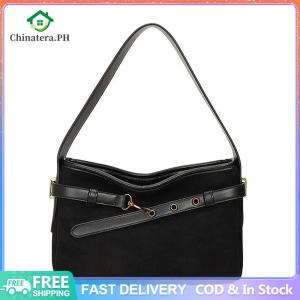 PU Leather Large Capacity Underarm Bag Vintage Commute Bag for Women Ladies Work Shopping Travel Daily Use