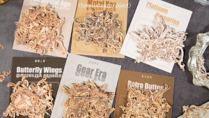 20Pieces Vintage Decorative Sticker Hollowed Embossed Corner Sticker for Scrapbooking Photo Album Journal Decoration