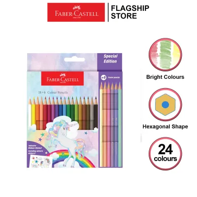 Faber-Castell Unicorn Special Edition Classic Color Pencil 24 Colors (115128)