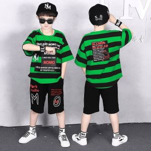 setelan pakaian baju kaos anak laki laki motif MOMO terbaru size M L XL fashion