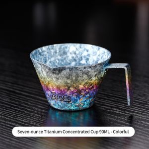 Bincoo Titanium cốc Espresso cà phê khai thác cup bình sữa cà phê phụ kiện 90ml