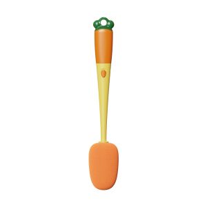 3 in 1 Long Handle Cup Brush Carrot Style Cleaning Brush Home Kitchen Accessories Tumbler Bottle Cleaning