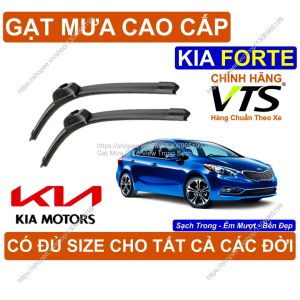 Gạt Mưa Kính Lái Cao Cấp KIA FORTE Cặp G.ạt Mưa Kính Lái KIA FORTE Có Đ.ủ Size Cho Các Đời Xe KIA FORTE