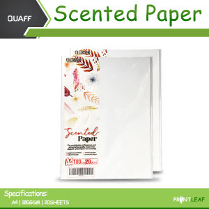 Printleaf QUAFF Scented Paper 180Gsm A4 White (20sheets/pack)