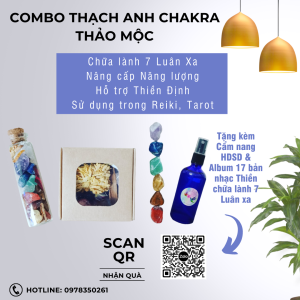Hũ Đá Thanh Tẩy Hooponopono - Đá Thạch Anh Vụn Tự Nhiên / Tarot / Reiki / Thiền Định