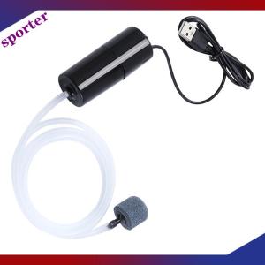 Sporter เครื่องเติมออกซิเจนเครื่องอัดอากาศแบบเงียบ USB สำหรับตู้ปลาปั๊มลมออกซิเจนสำหรับตู้ปลา