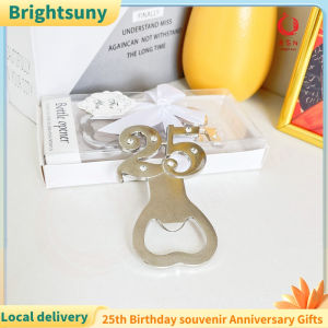 【COD】25th Anniversary Gifts Bottle Opener for Birthday Party Give Aways Birthday giveaways Souvenir Gift Bottle Opener