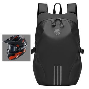 Knight Backpack Men Motorcycle Helmet Locomotive Bag Waterproof Moto Backpacks Laptop Cycling Daypack
