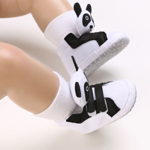 Baby Girl Shoes for 1 Year Old Cartoon Cute Shose for Baby Panda Infant Shoe Toddler Soft Soled Shoe