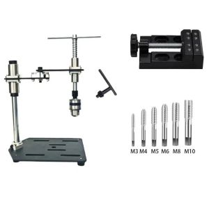 btnx Universal Vertical Hand Tapping Machine with Desktop Stand and Vise 1.5-10MM 9H4B3