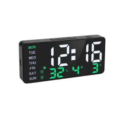 STAR-GIRL Large Screen LED Digital Clock Multifunctional Dual Alarm Clock Table Clock Night Light Electronic Clock Bedroom