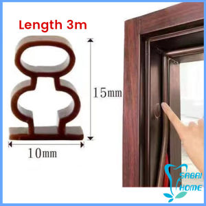 Easy แถบปิดช่องประตู กันลม กันชน กันฝุ่น และกันเสียง กาวในตัว กันน้ำ Door seal strip