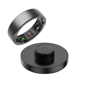 New R10 Smart Ring for Men & Women - Wireless Charging Health Tracker with HR Blood Oxygen & Sleep Monitoring - 5ATM Waterproof Fitness Ring with Multi-Sport Modes Step Counter & Calorie Burn - Advanced Activity Tracker Compatible with Android & iOS