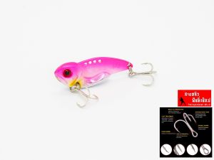 เหยื่อปลอมตกปลา กระดี่เหล็ก 4.5cm ตัวเบ็ดเล็บเหยี่ยวคมกริป ตกปลาช่อน ชะโด กระสูบ (พร้อมส่งจากเชียงใหม่)