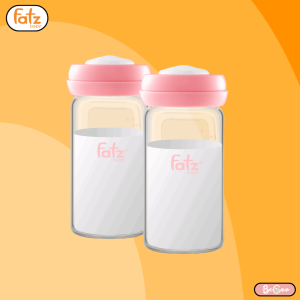 Bình trữ sữa thủy tinh an toàn cho bé FATZ BABY Store 3 FB0150CM dễ vệ sinh thiết kế chống rò rỉ