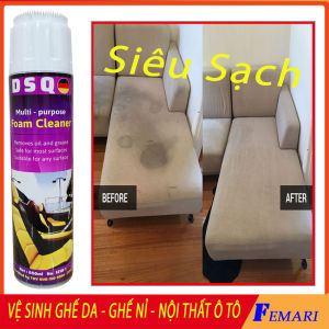 [ Siêu Sạch ] Vệ Sinh Nội Thất Ôtô - Vệ Sinh Sofa - Làm Sạch Ghế Da - Xịt Nội Thất Ôtô - Tẩy Ghế Sofa - Foam Cleaner DSQ -  FEMARI Nhập Khẩu