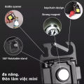 đèn pin mini siêu sáng móc khóa đa năng, đèn led mini móc khóa, đèn pin mini móc khóa, đèn pin đa năng, Đèn Làm Việc Cob. 