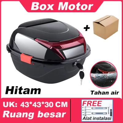 Anchi Box Motor 36/38L Box Belakang Motor Kapasitas Tas Motor Tailbag Kotak Sepeda Motor rear box ABS