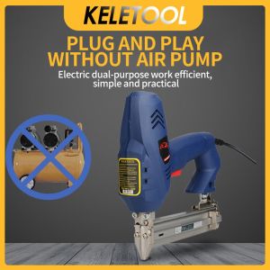 3000W Dual-Purpose Electric Nail Gun 220V Woodworking Tools Electrical Staple Nail For Furniture Nailing Stapler Shooter