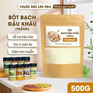 Bột bạch đậu khấu trắng 500g Cardamon gia vị nấu ăn - Lãn Ông