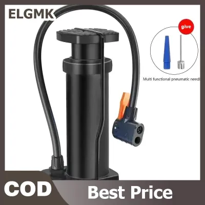 ELGMK Bơm chân xe máy xe đạp xe đạp vòng bơi bóng bàn đạp hộ gia đình đa chức năng bơm nhỏ gọn tiết kiệm lao động Lạm Phát