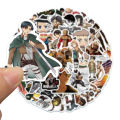 50 PCS GAYA serangan anime terhadap titan LUCU stiker untuk Buku Tempel/Buku Harian/HP/Dekorasi Laptop/Sticker Helm Tahan Air Vinil/Stiker Tablet Ponsel stiker tahan air berperekat. 