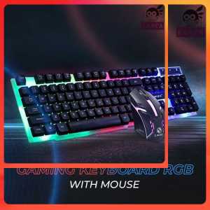 LIMEIDE Combo Gaming Keyboard RGB with Mouse - GTX300