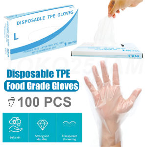 Sarung tangan TPE Food Grade Disposable Hand Glove Eco Friendly isi 100 pcs