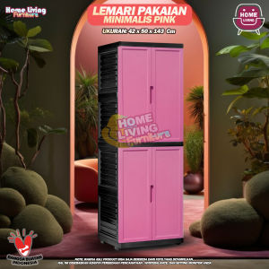 Lemari Fawsline Pintu Panjang - Lemari Pakaian Plastik Dengan Kaca Lemari Minimalis