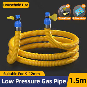 High Pressure Gas Hose Metal Gas Hose Household Explosion-proof Gas Pipe Multi-size Thickening Safety And Durability