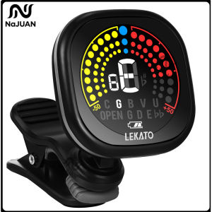 Guitar Tuner Clip On Rechargeable Accurate Tuning Guitar Bass Ukulele Violin & Chromatic Tuner