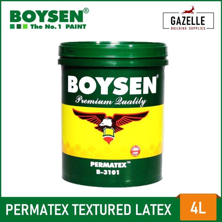 BOYSEN® Permatex™ Water Based Textured Paint #3101 - 4L | Lazada PH