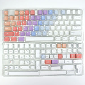 KBDiy Dreamscape Keycap Hangul Cherry Profile PBT Keycaps Custom Alice Split Space 7U ISO for Wireless 60 Mechanical Keyboard