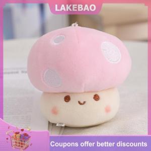 【LAKEBAO】 Phim hoạt hình nấm búp bê móc khóa dễ thương nhồi bông đồ chơi sang trọng xe Móc Chìa Khóa Túi Mặt dây chuyền nam nữ bé trai bé gái móc chìa khóa quà tặng sáng tạo