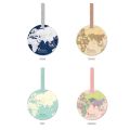WORLD MAP Travel Luggage Tag Label Koper Motif Karakter Lucu Unik NJ40. 