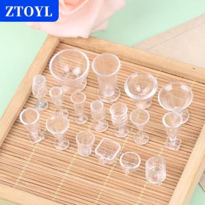 [COD]🔥🔥🔥ZTOYL 17pcs/lot plate cup dish bowl tableware set Dollhouse Miniature Toy Doll Food