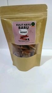 Kulit kayu raru obat diabetes dan luka diabetes sudah bersih dan di potong potong Kemasan 100 Gram