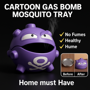 Cartoon Mosquito Coil Storage Box Mosquito Repellent Sandalwood Tray Fun Anti - Scald Design Home Decor Ornament